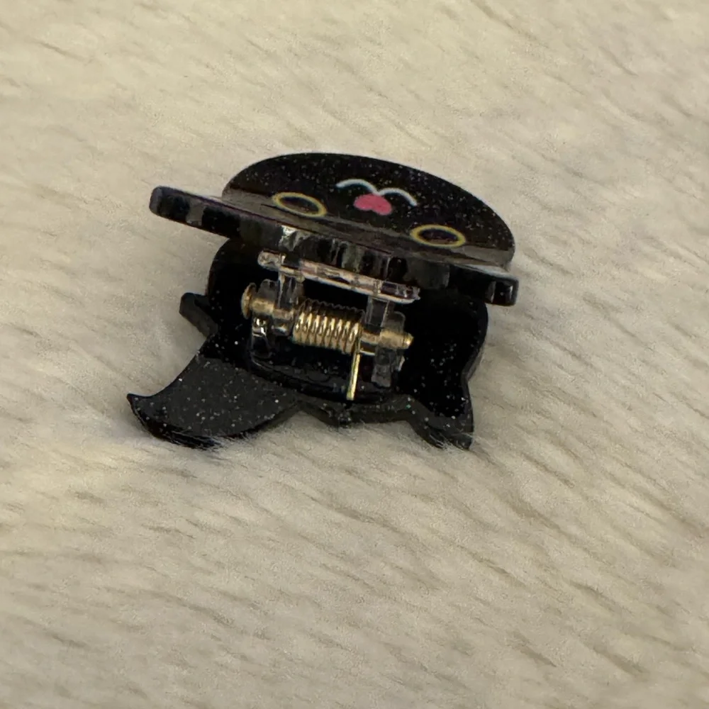 Hair Clip Black Cat Witch Hat for Kids